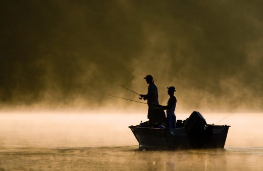 Anglers fishing lake-SilvertipLodge