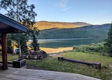 Lodge deck